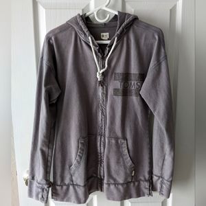 Toms Vintage Wash Zip Hoodie